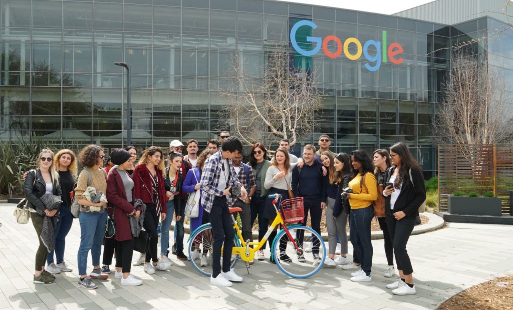 Visite de Google, Silicon Valley